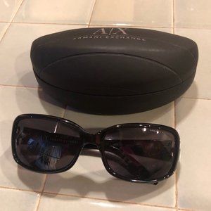 Armani Exchange Women's Sunglasses AX080/S - Black - with case
